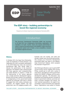 History of the EDP | a Case Study