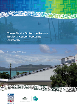 Torres Strait - Options to Reduce Regional Carbon Footprint January 2012