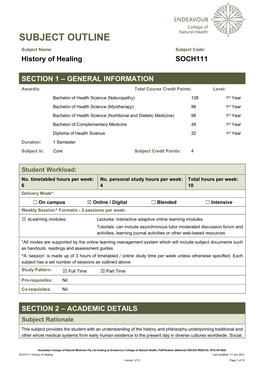 SOCH111 History of Healing Last Modified: 17-Jun-2021