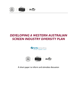 Developing a Western Australian Screen Industry Diversity Plan