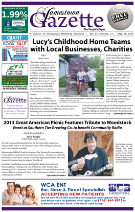 Lucy's Childhood Home Teams with Local Businesses, Charities