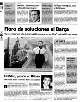 Floro 'Dá Soluclónésal Barça