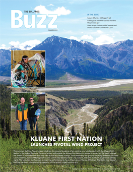 Kluane First Nation Launches Pivotal Wind Project