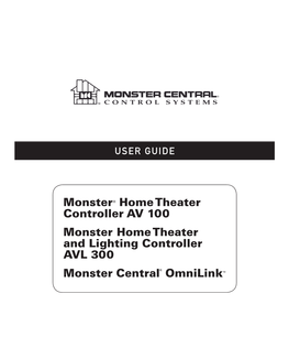 Monster Central User Guide