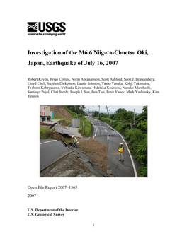 USGS Open File Report 2007-1365