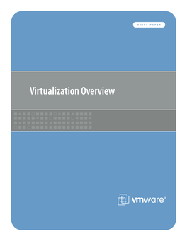 Virtualizationoverview