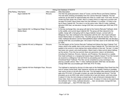 Hiking Data 3-16-2019.Xlsx