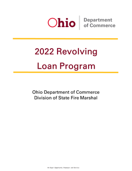 2022 Revolving Loan Program