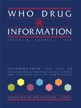 WHO Drug Information