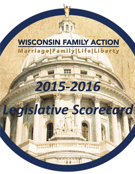 2015-2016 Legislative Scorecard……………….….1