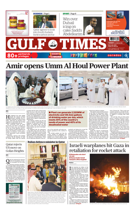 Amir Opens Umm Al Houl Power Plant