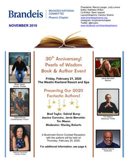 Pearls of Wisdom Book & Author Event