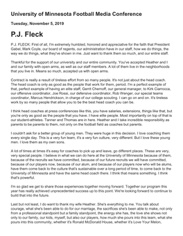 Fleck Press Conference (PDF)