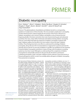 Diabetic Neuropathy