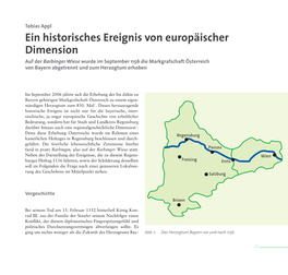 Ein Historisches Ereignis Von Europäischer Dimension