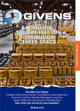 1.6 Million Square Feet of Distribution Center Space