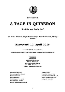 3 Tage in Quiberon