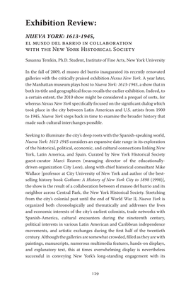 1613-1945, El Museo Del Barrio in Collaboration with the New York Historical Society