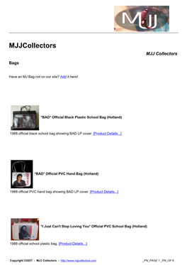 Mjjcollectors MJJ Collectors