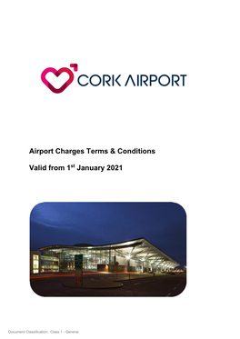 Airport Charges Terms & Conditions Valid from 1St