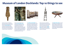 Museum of London Docklands: Top 10 Things to See