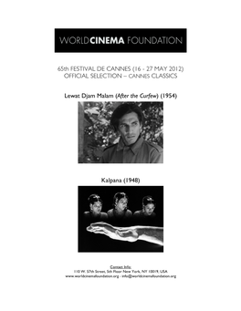 World Cinema Foundation, Sinematek Indonesia