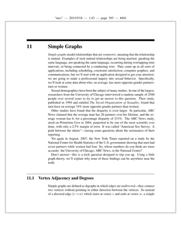 Degrees & Isomorphism: Chapter 11.1 – 11.4