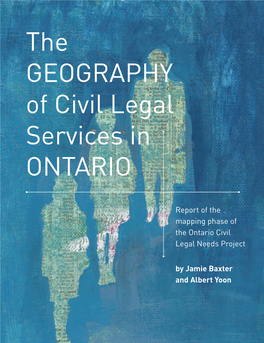 The Geography of Civil Legal Services in Ontario