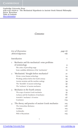 Table of Contents More Information