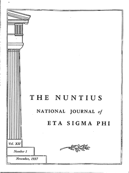 THENUNTIUSNATIONALJOU RNAL of ETASIGMAPHI