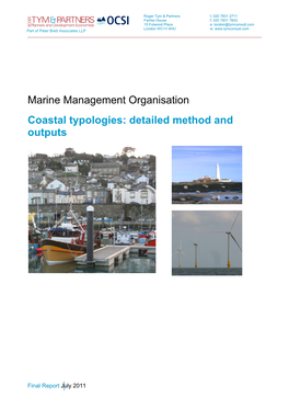 Coastal Typologies: Detailed Method and Outputs