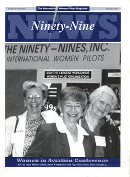 Women in Aviation Conference Left to Right: Marilyn Smith, Irene Wirtschafter and Faye Gillis Wells