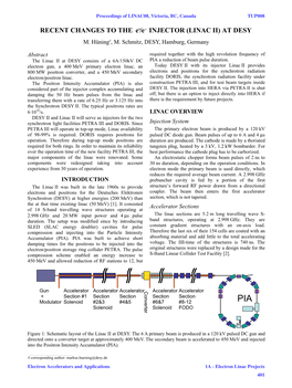 Recent Changes to the E- / E+ Injector (Linac II) at DESY