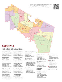 High School Attendance Zones