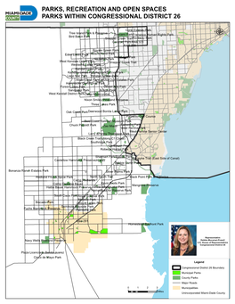 Parks, Recreation and Open Spaces Parks Within Congressional District 26