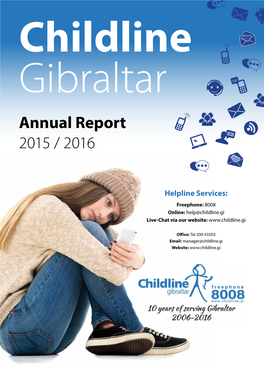 Annual Report Childline Gibraltar 2015/2016