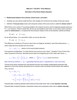 Navier-Stokes-Equation