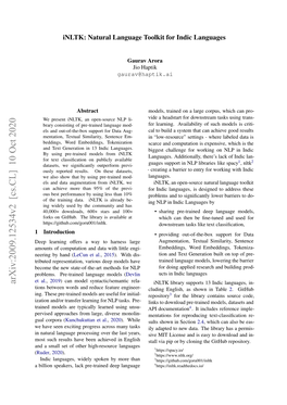 Arxiv:2009.12534V2 [Cs.CL] 10 Oct 2020 ( Tasks Many Across Progress Exciting Seen Have We Ilo Paes Akpetandde Language Deep Pre-Trained Lack Speakers, Billion a ( Al