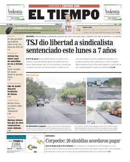 TSJ Dio Libertad a Sindicalista Sentenciado Este Lunes a 7 Años