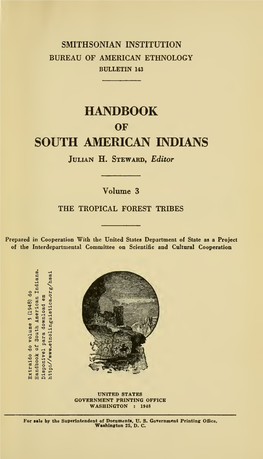 Tribes of Eastern Bolivia and the Madeira Headwaters