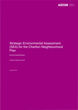 Report Strategic Environmental Assessment (SEA) for the Charlton