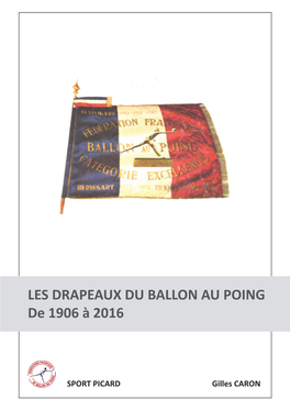 LES DRAPEAUX DU BALLON AU POING De 1906 À 2016