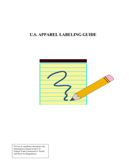 Download Textile and Apparel Labeling Guide