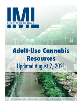 Adult-Use Cannabis Resources Updated August 2, 2021