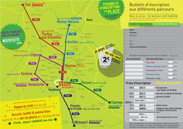 Bulletin D'inscription Aux Différents Parcours