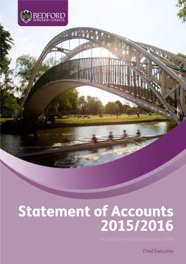Statement of Accounts 2015/2016 Audited Version September 2016