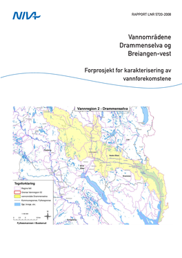 Vannområdene Drammenselva Og Breiangen-Vest