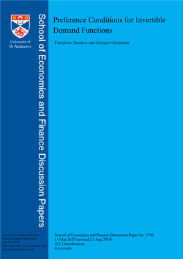 Preference Conditions for Invertible Demand Functions