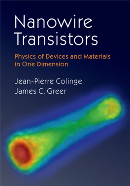 Nanowire Transistors Physics of Devices and Materials in One Dimension