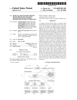 (12) United States Patent (10) Patent No.: US 6,825,941 B1 Nguyen Et Al